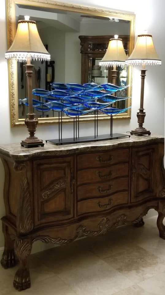 Stunning Hand Crafted Dale Tiffiny Fish